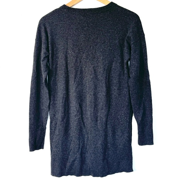 Madewell 100% Cashmere Gray Pullover Pocket Sweater Sz S - Picture 15 of 15